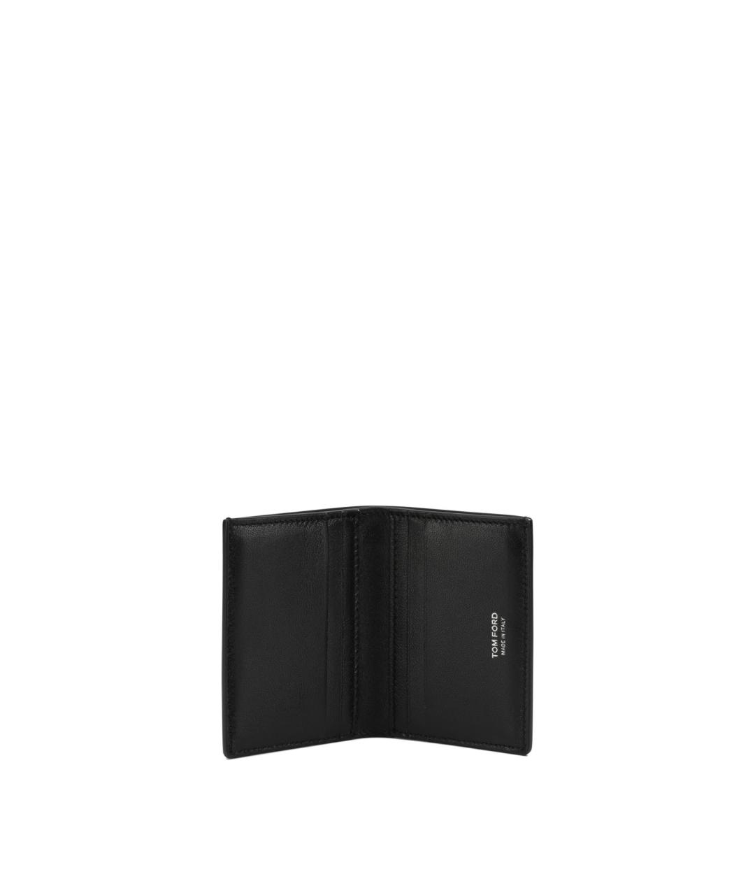 TOM FORD Черный кожаный кошелек, фото 5