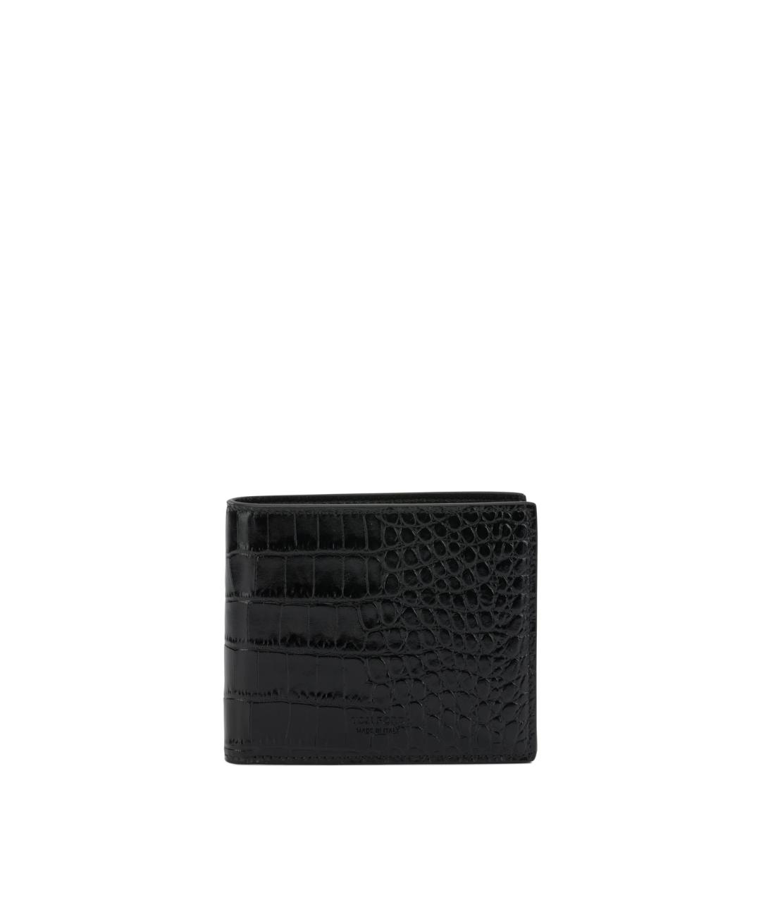 TOM FORD Черный кожаный кошелек, фото 6