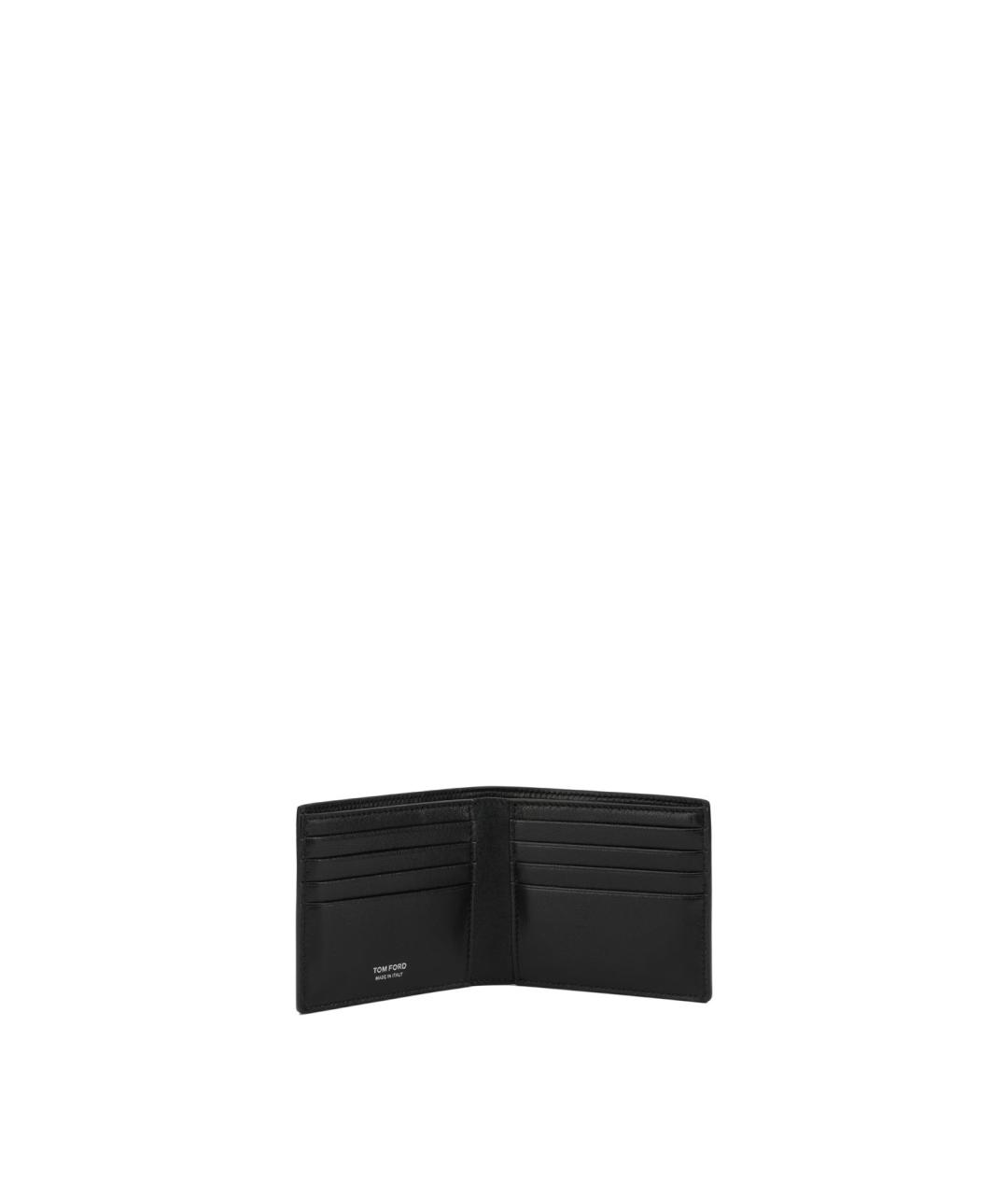 TOM FORD Черный кожаный кошелек, фото 5