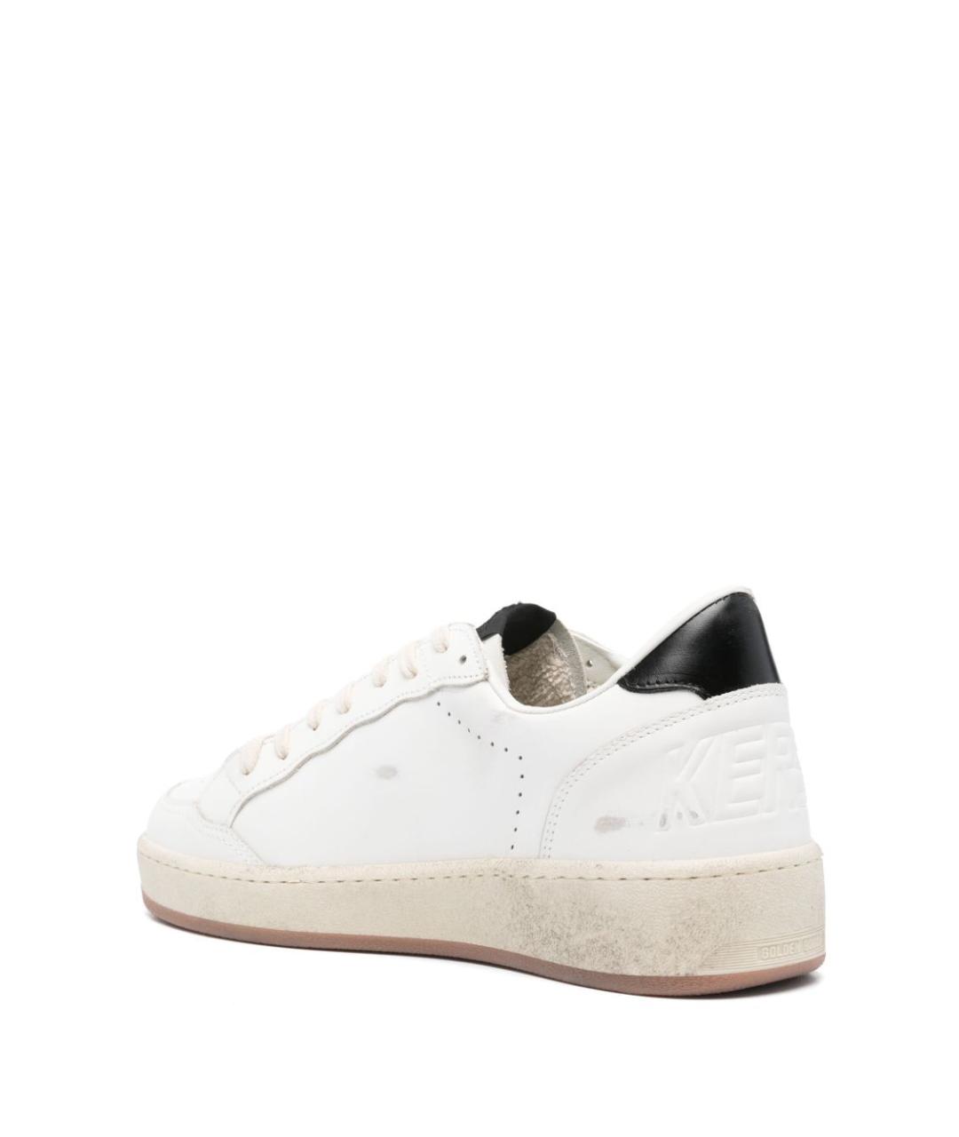 GOLDEN GOOSE Белые кожаные кеды, фото 2