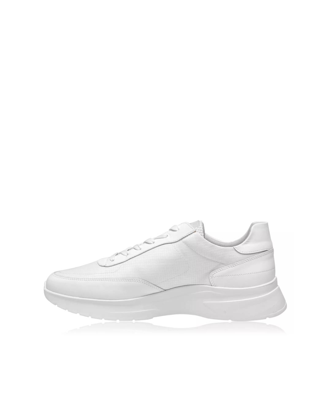Filling pieces Белые кожаные низкие кроссовки / кеды, фото 4