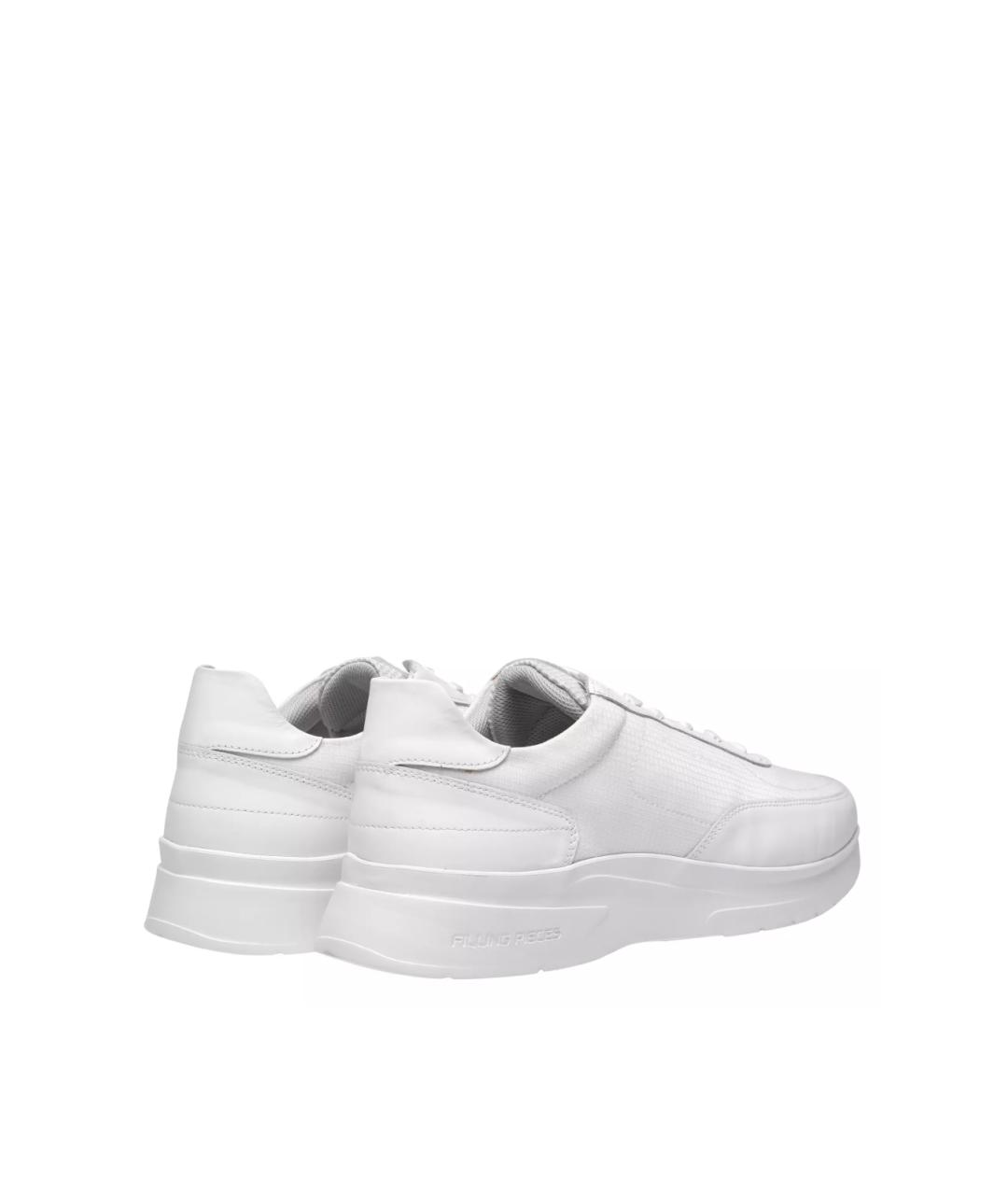 Filling pieces Белые кожаные низкие кроссовки / кеды, фото 3