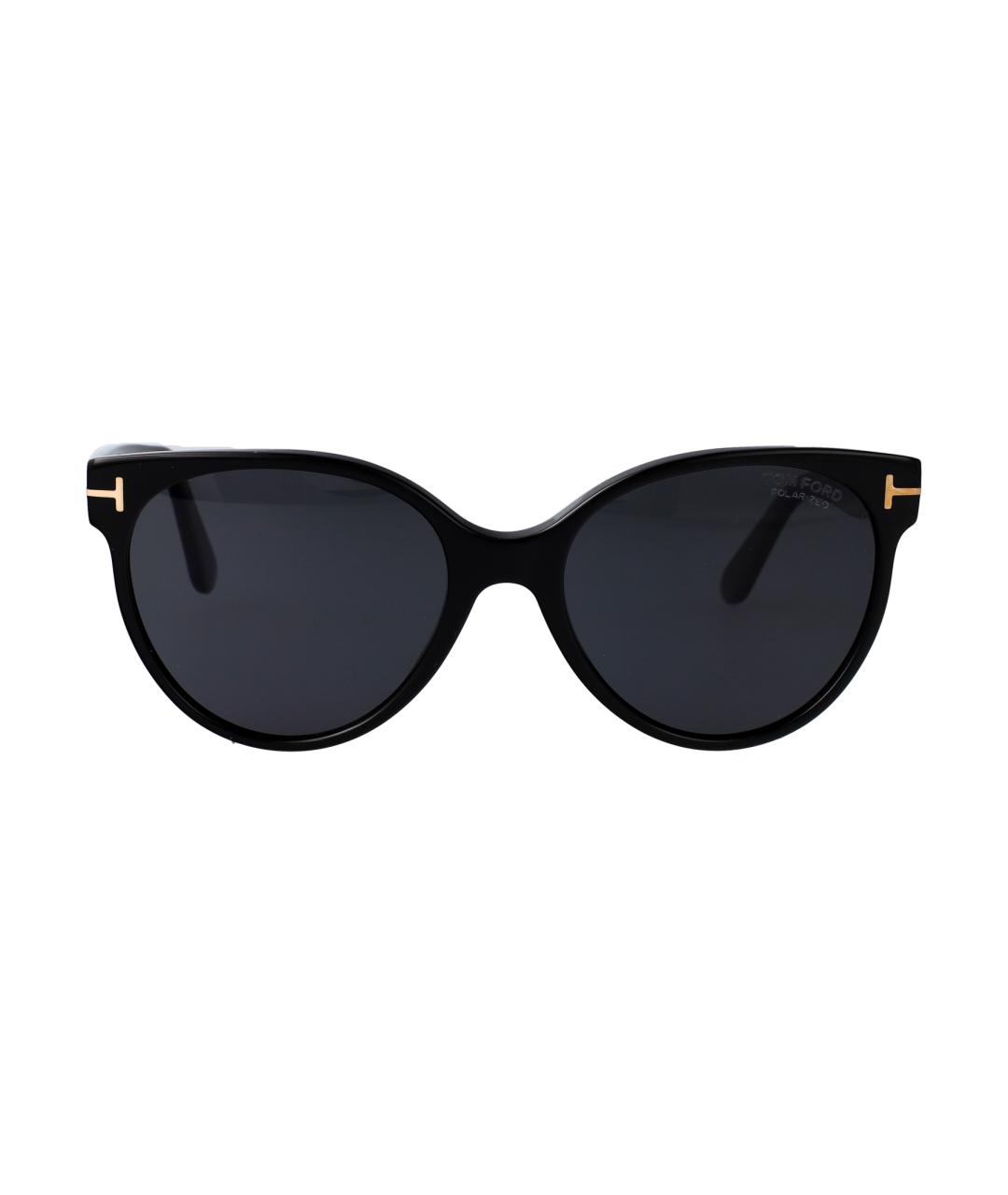 TOM FORD Черные пластиковые солнцезащитные очки, фото 2