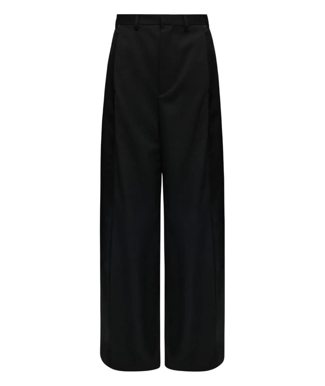 MM6 MAISON MARGIELA Черные прямые брюки, фото 1