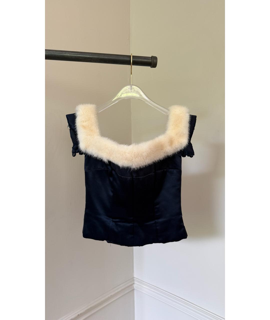 BLUMARINE Черная майка, фото 9
