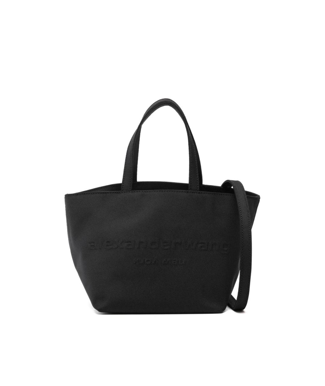 ALEXANDER WANG Черная тканевая сумка тоут, фото 1