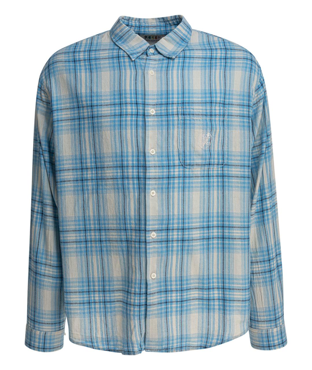 THISISNEVERTHAT Голубая хлопковая кэжуал рубашка, фото 1