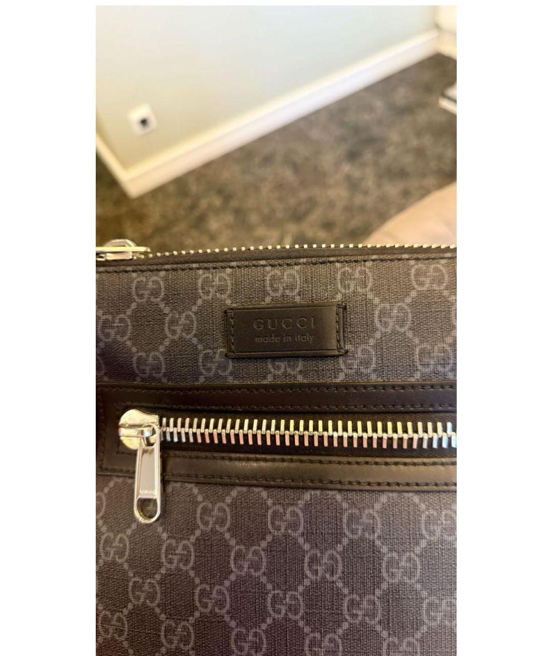 GUCCI Серая сумка на плечо, фото 3