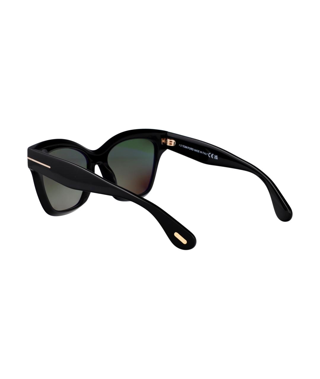 TOM FORD Черные пластиковые солнцезащитные очки, фото 4