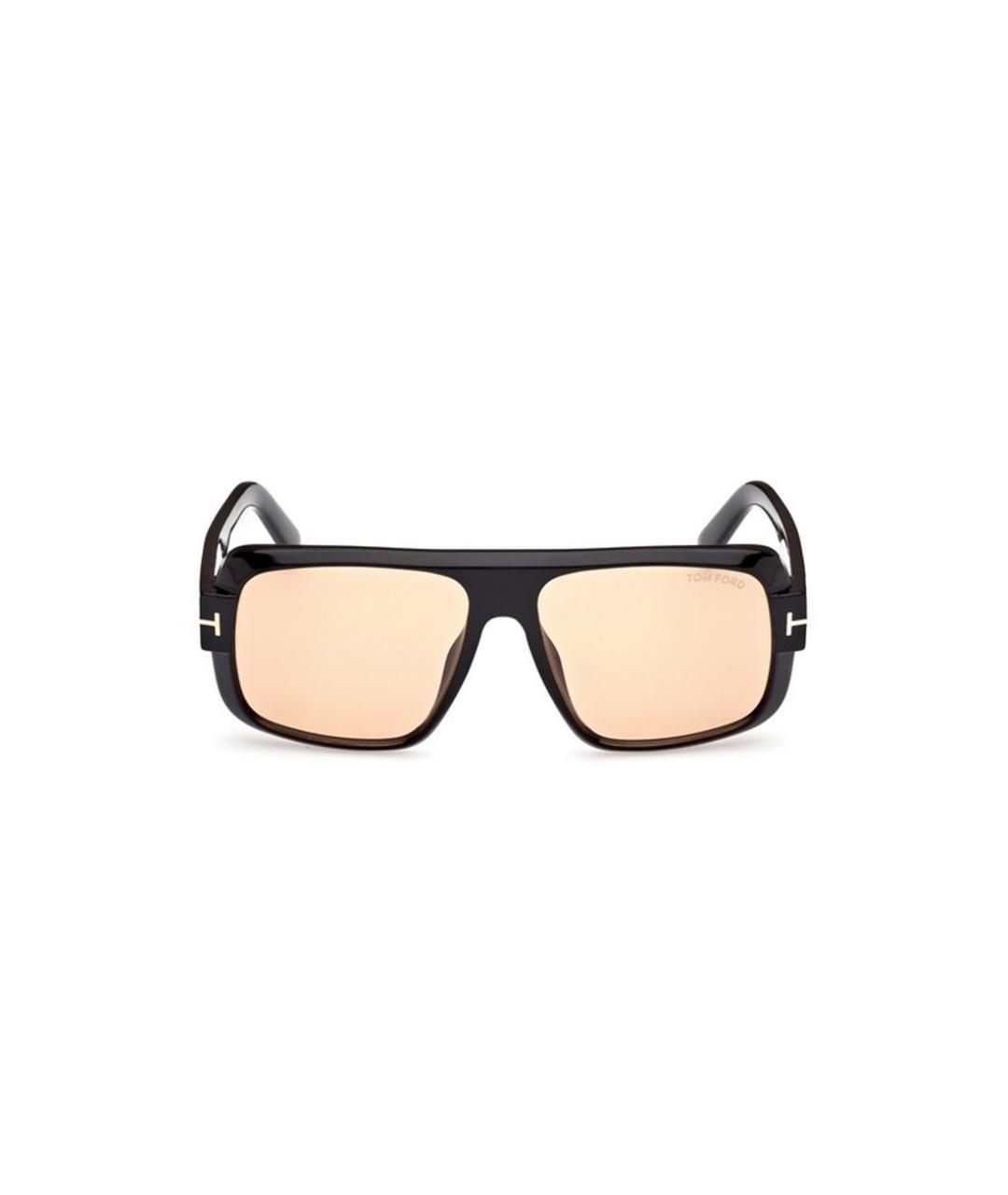 TOM FORD Черные пластиковые солнцезащитные очки, фото 3