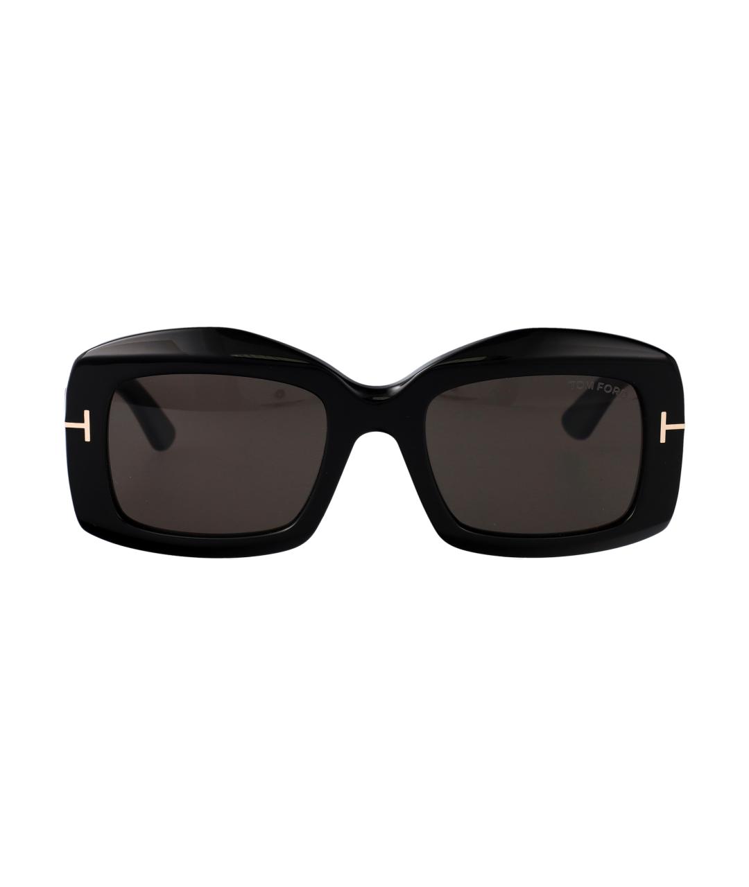 TOM FORD Черные пластиковые солнцезащитные очки, фото 2