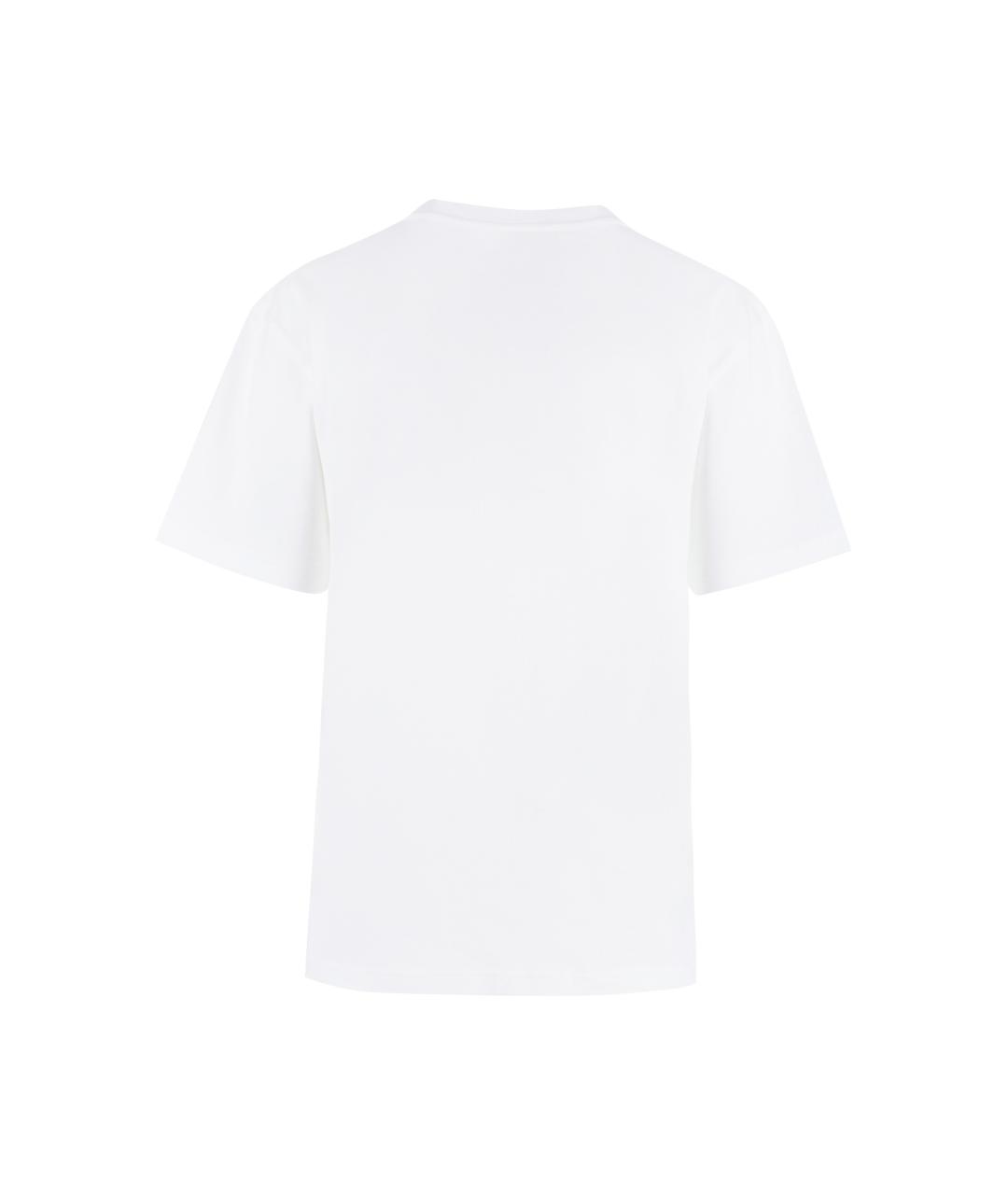 T BY ALEXANDER WANG Белая хлопковая футболка, фото 2