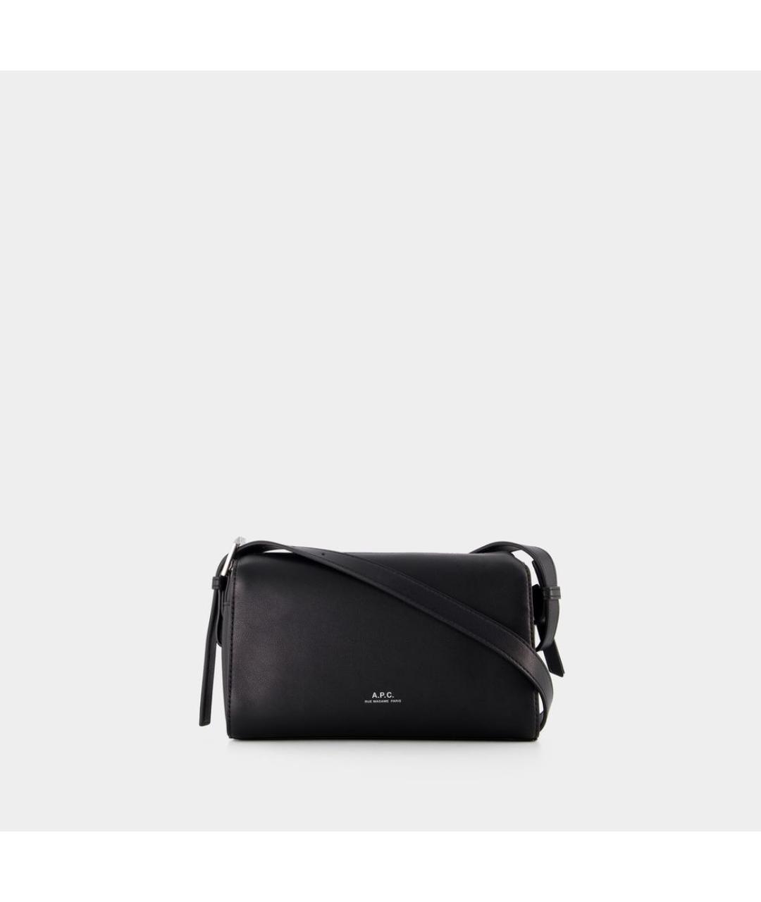 A.P.C. Черная сумка на плечо из искусственной кожи, фото 2