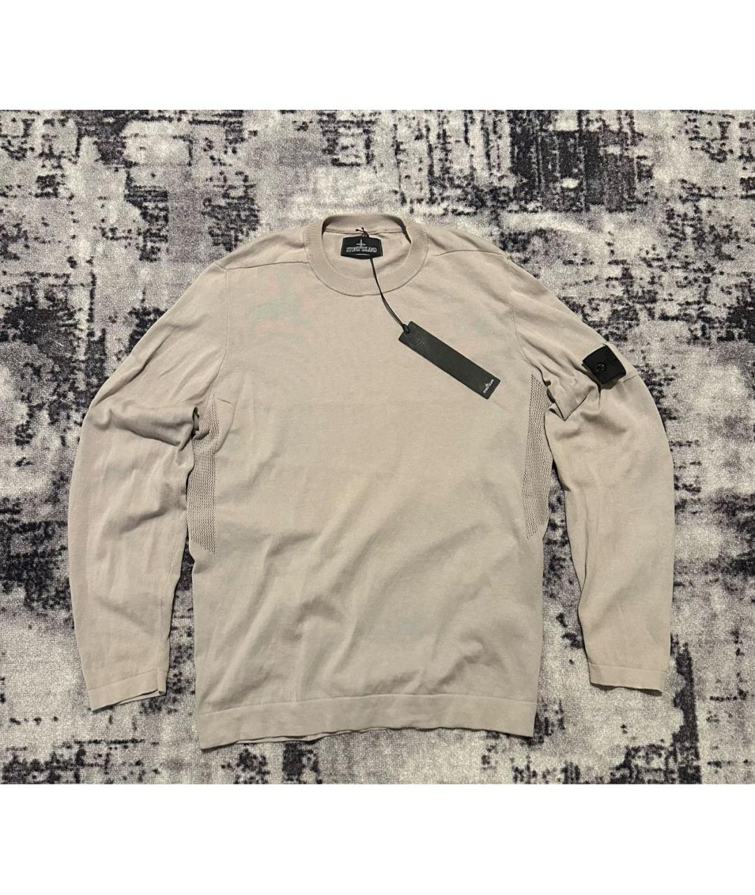 STONE ISLAND SHADOW PROJECT Бежевый хлопковый джемпер / свитер, фото 9