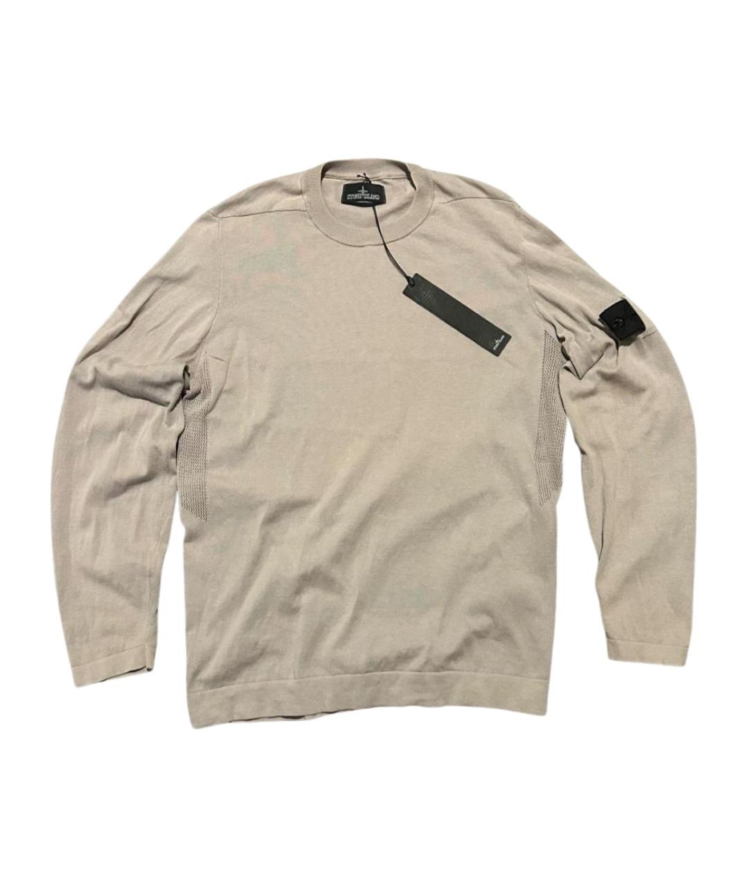 STONE ISLAND SHADOW PROJECT Бежевый хлопковый джемпер / свитер, фото 1