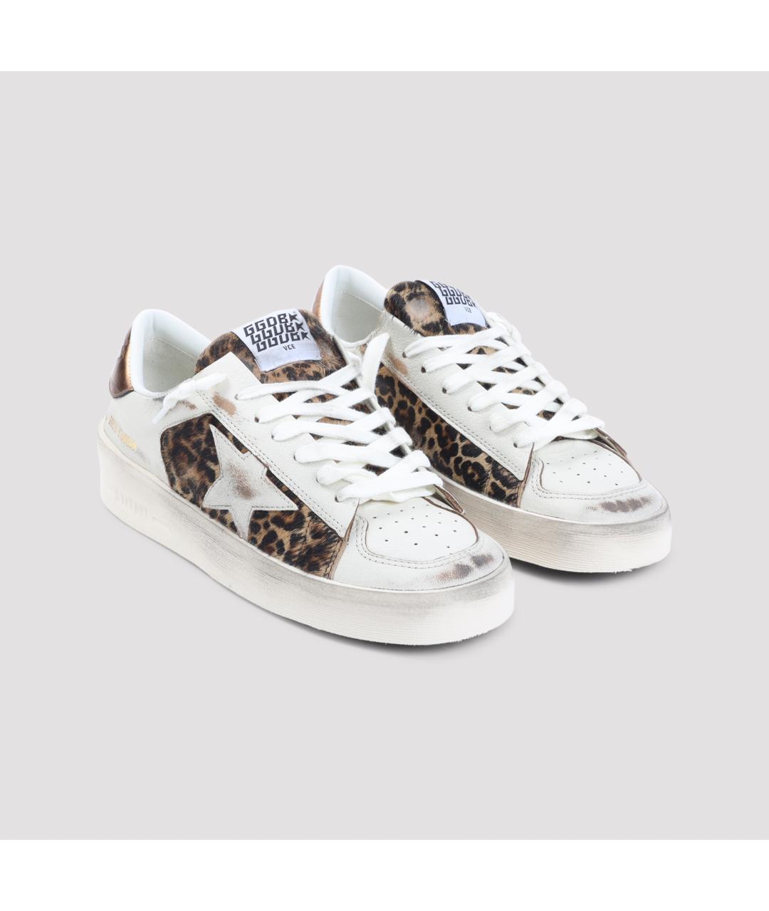 GOLDEN GOOSE Мульти кожаные кеды, фото 3
