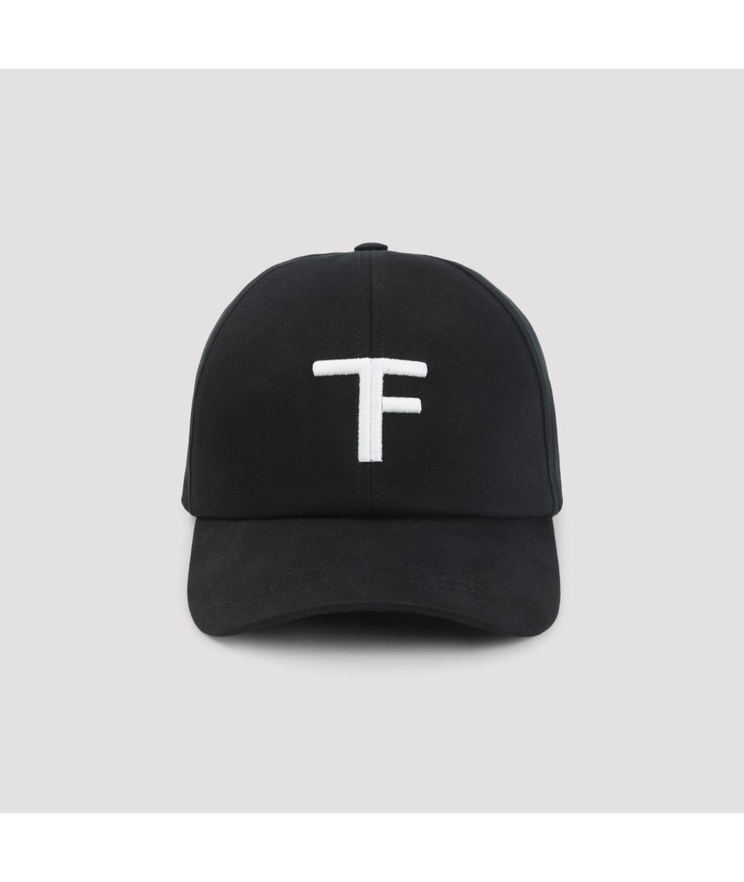 TOM FORD Черная хлопковая кепка/бейсболка, фото 2