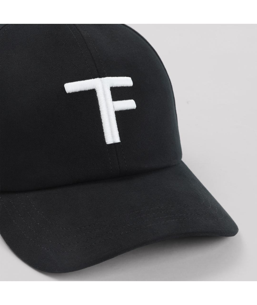 TOM FORD Черная хлопковая кепка/бейсболка, фото 4
