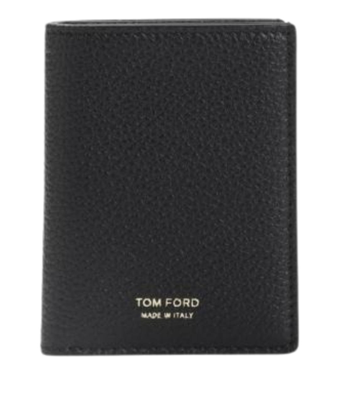 TOM FORD Черный кожаный кардхолдер, фото 1