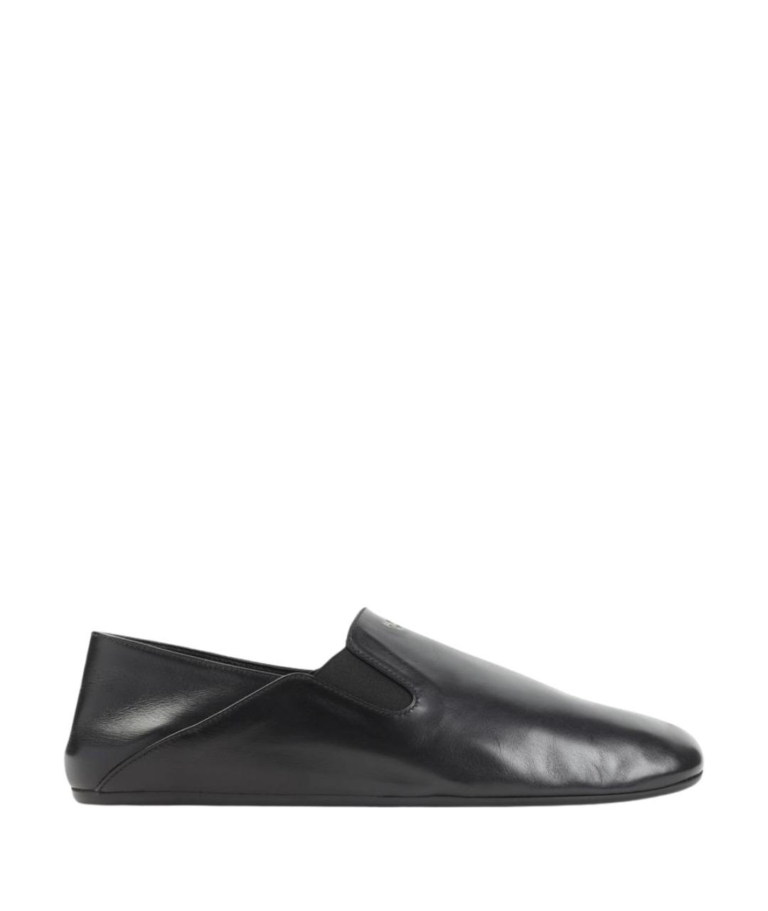 PRADA Черные кожаные лоферы, фото 1