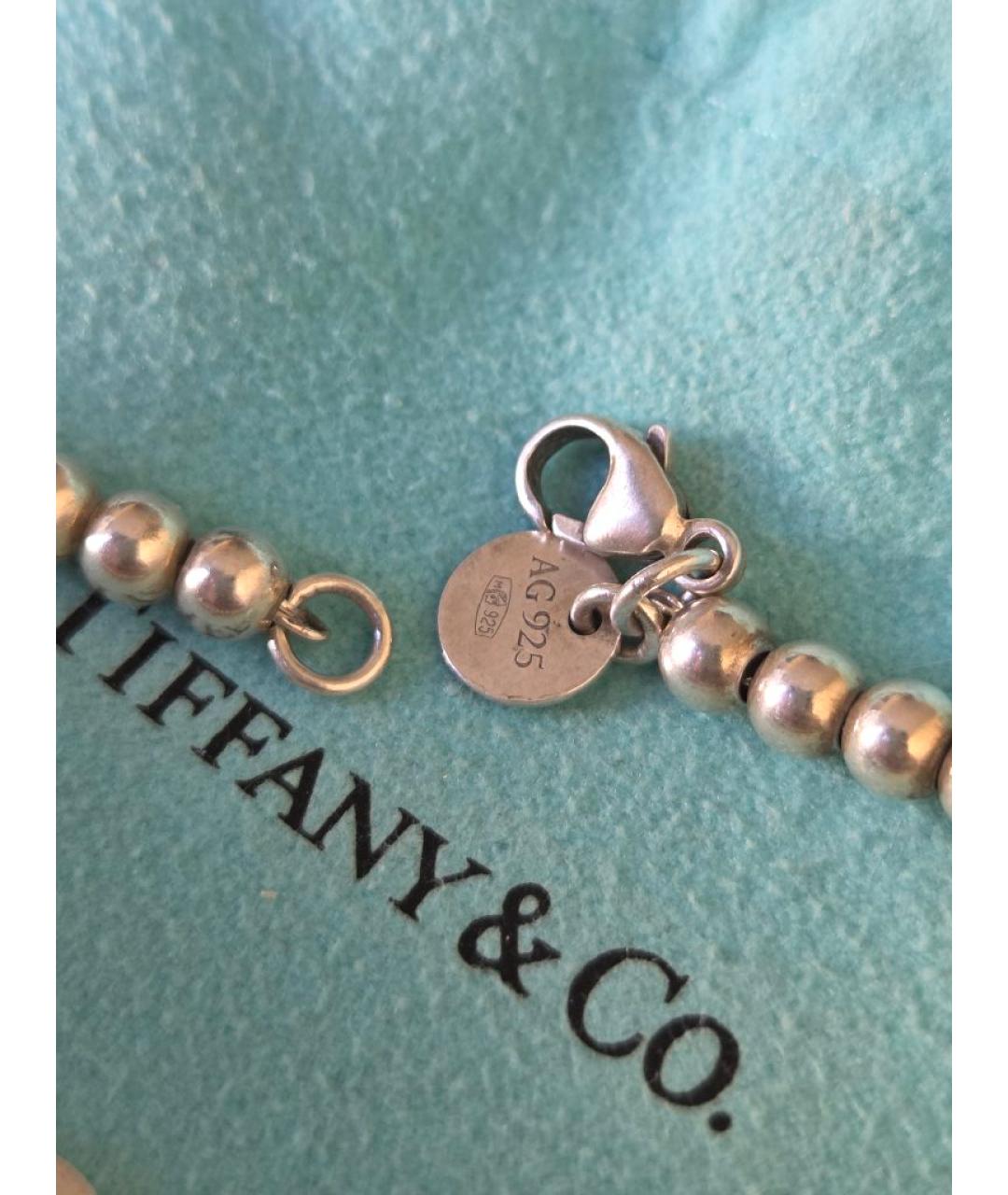 TIFFANY&CO Бирюзовый серебряный браслет, фото 6