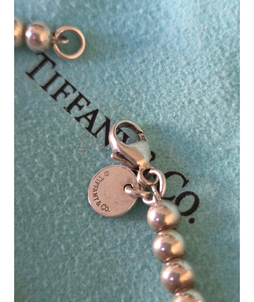 TIFFANY&CO Бирюзовый серебряный браслет, фото 5