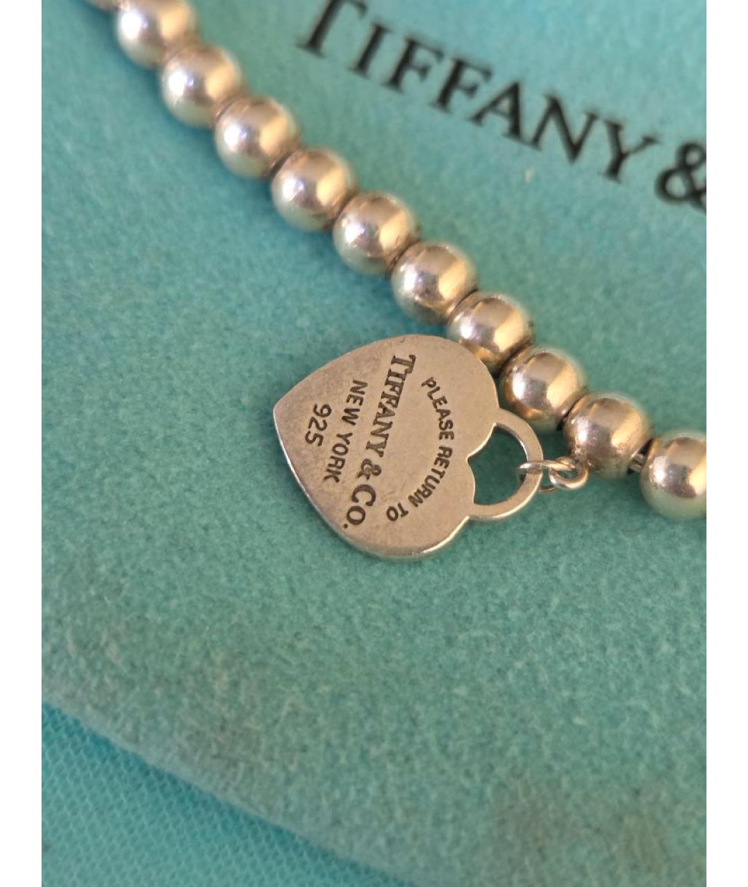 TIFFANY&CO Бирюзовый серебряный браслет, фото 3