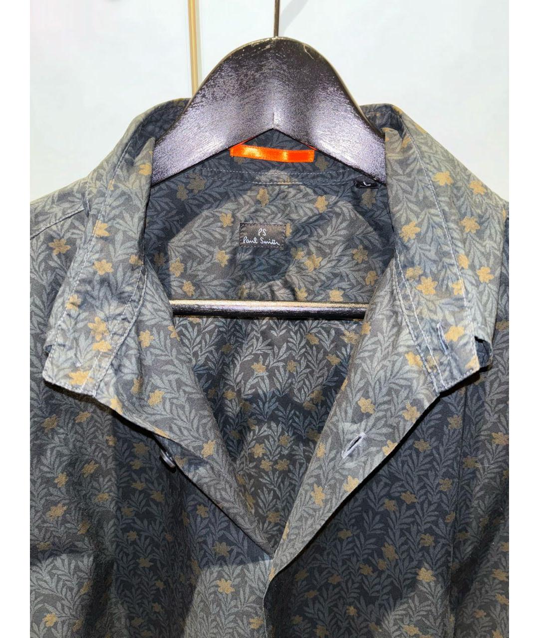 PS BY PAUL SMITH Черная хлопковая кэжуал рубашка, фото 3