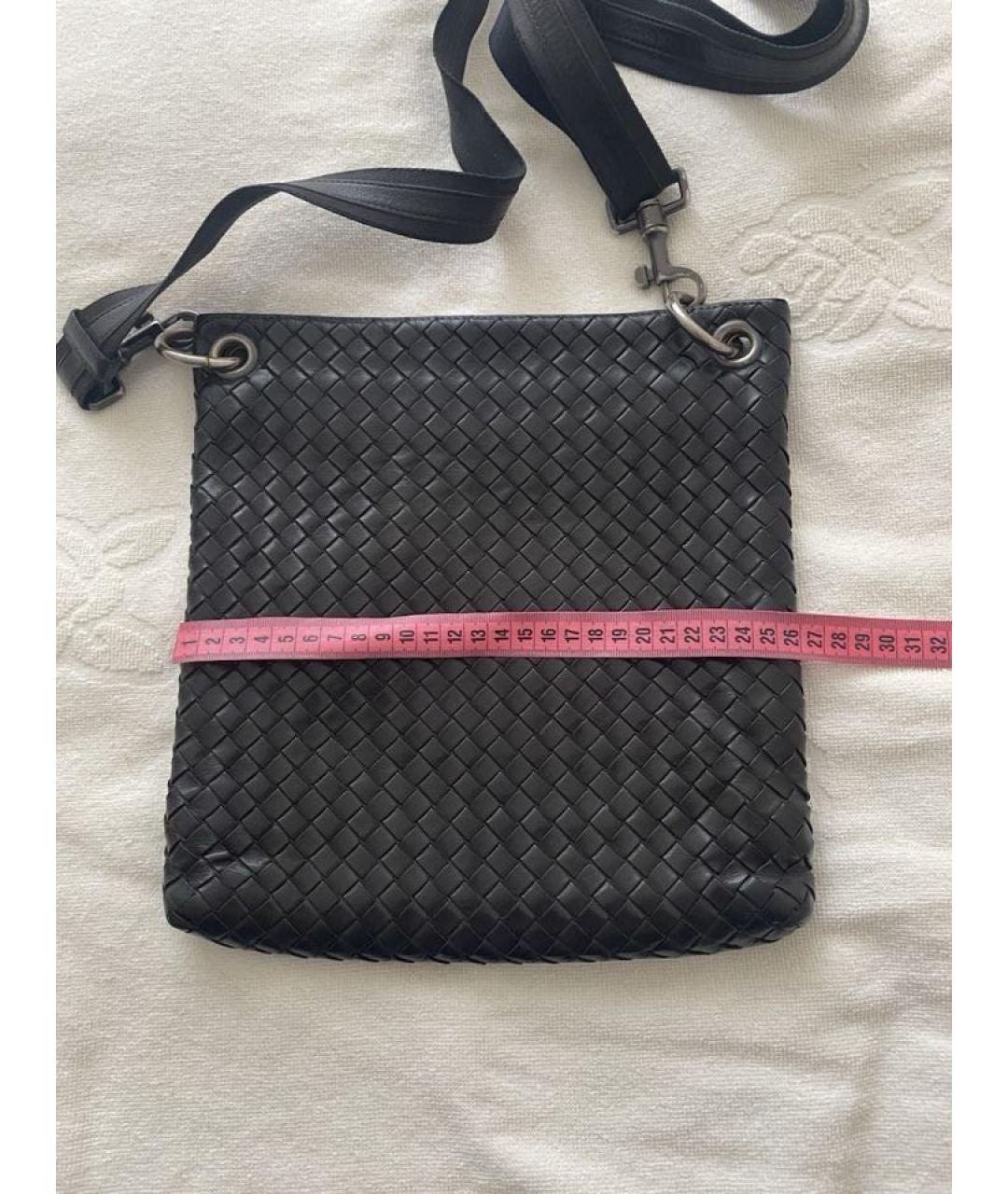 BOTTEGA VENETA Коричневая кожаная сумка на плечо, фото 3