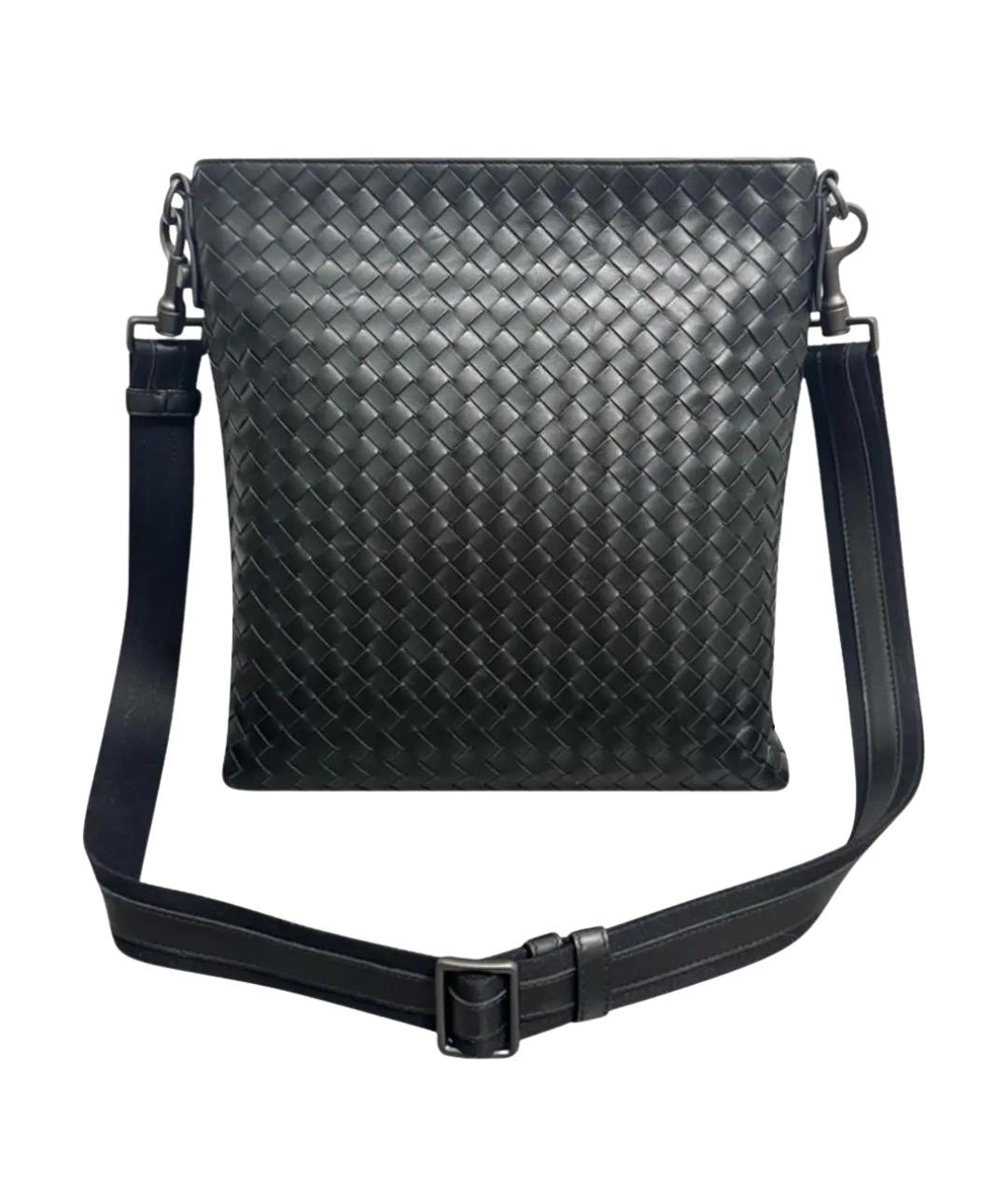 BOTTEGA VENETA Коричневая кожаная сумка на плечо, фото 1