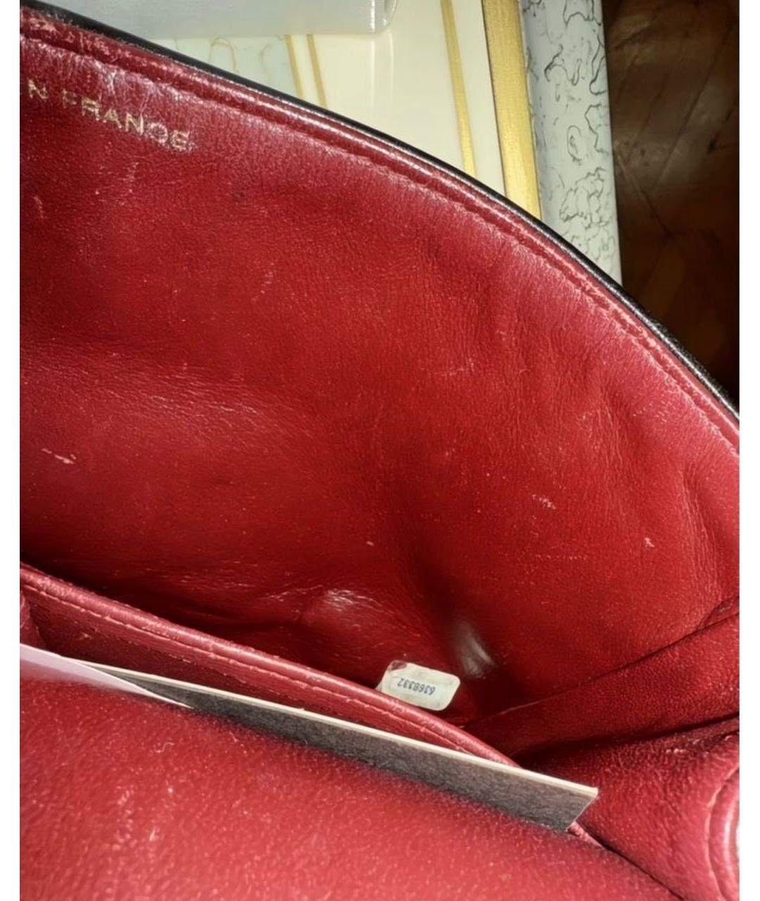 CHANEL Черная кожаная сумка через плечо, фото 4