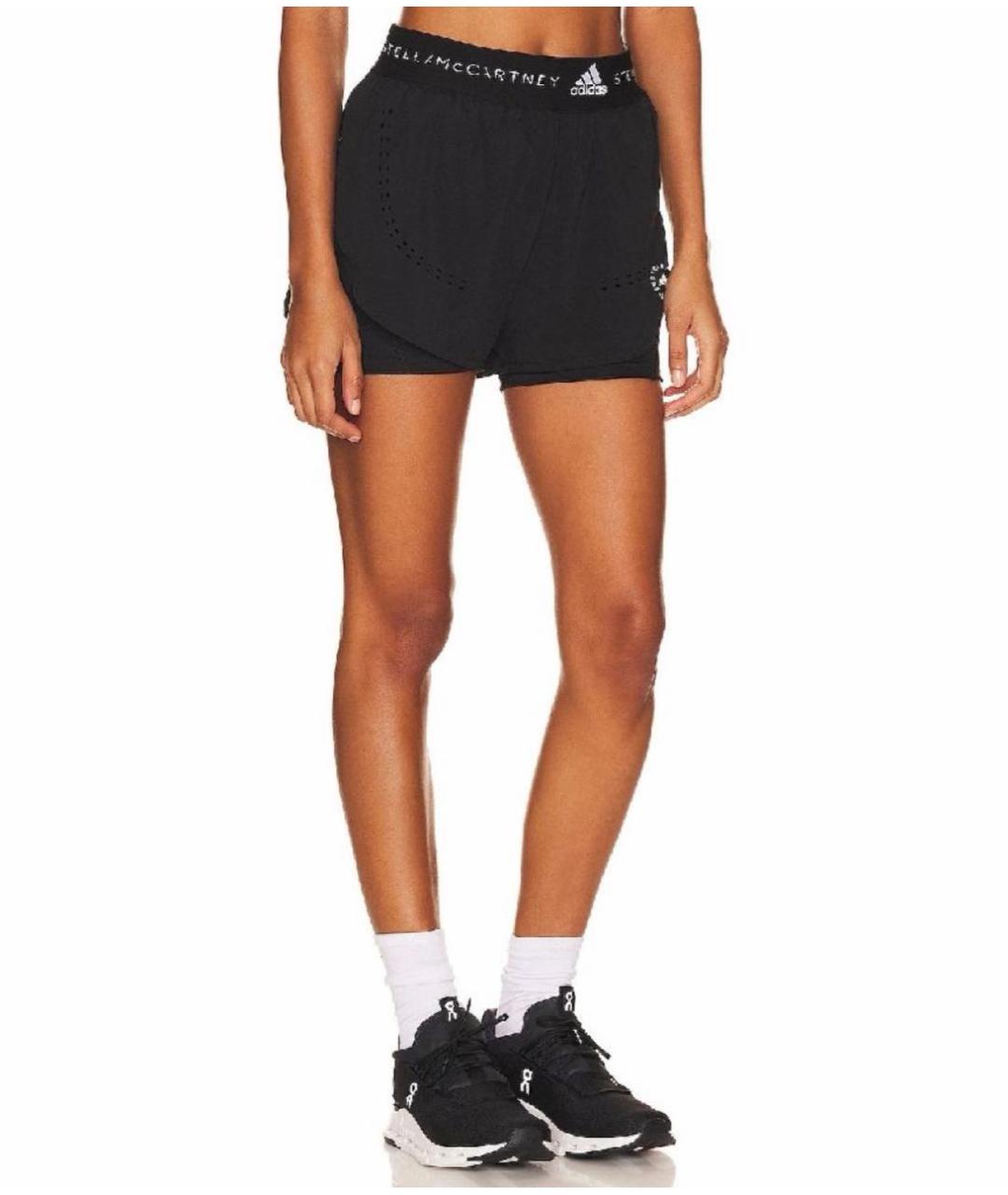 ADIDAS BY STELLA MCCARTNEY Черные спортивные брюки и шорты, фото 4