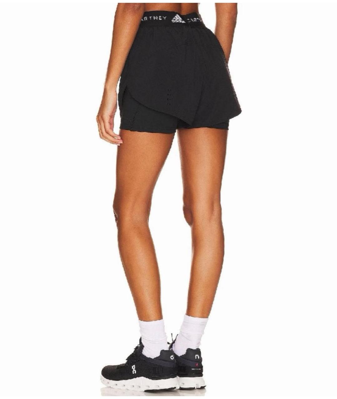 ADIDAS BY STELLA MCCARTNEY Черные спортивные брюки и шорты, фото 3