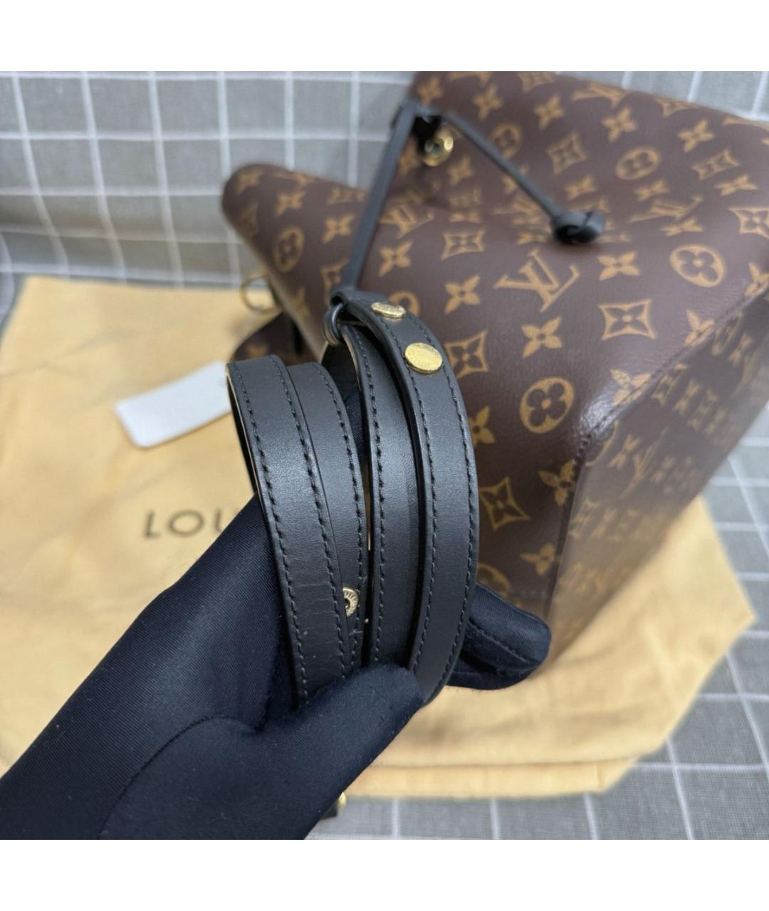 LOUIS VUITTON Коричневая сумка через плечо, фото 7