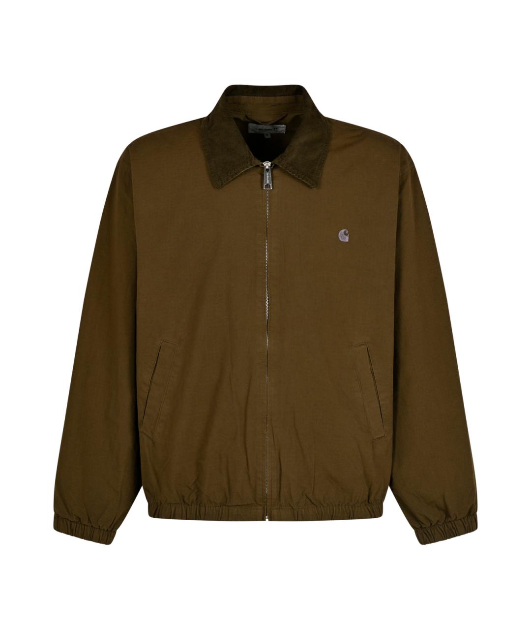 CARHARTT WIP Коричневая хлопковая куртка, фото 1