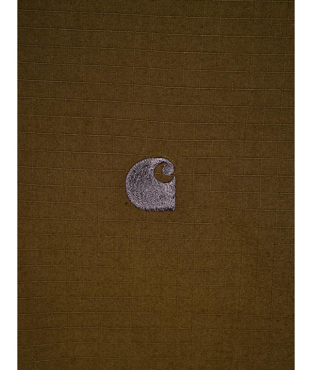CARHARTT WIP Коричневая хлопковая куртка, фото 3