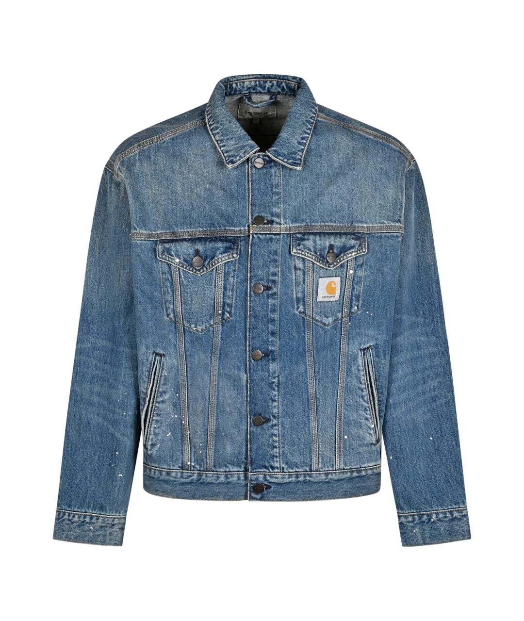 CARHARTT WIP Синяя хлопковая куртка, фото 1