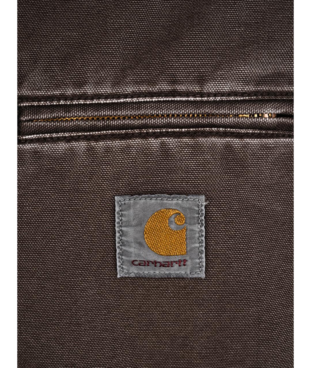 CARHARTT WIP Коричневая хлопковая куртка, фото 3