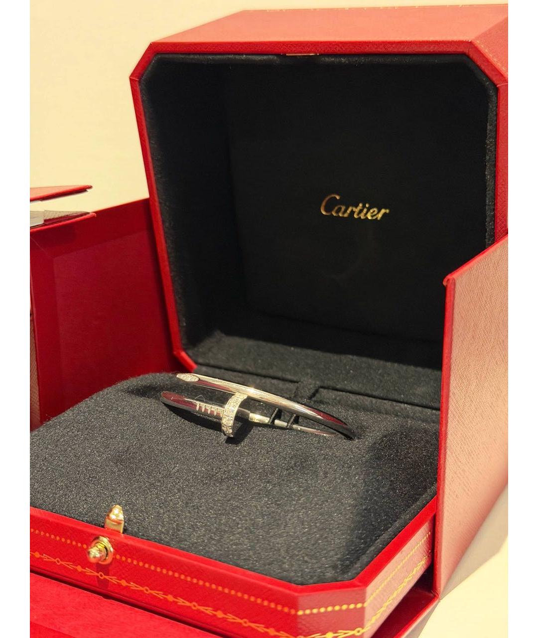 CARTIER Серебряный браслет из белого золота, фото 6