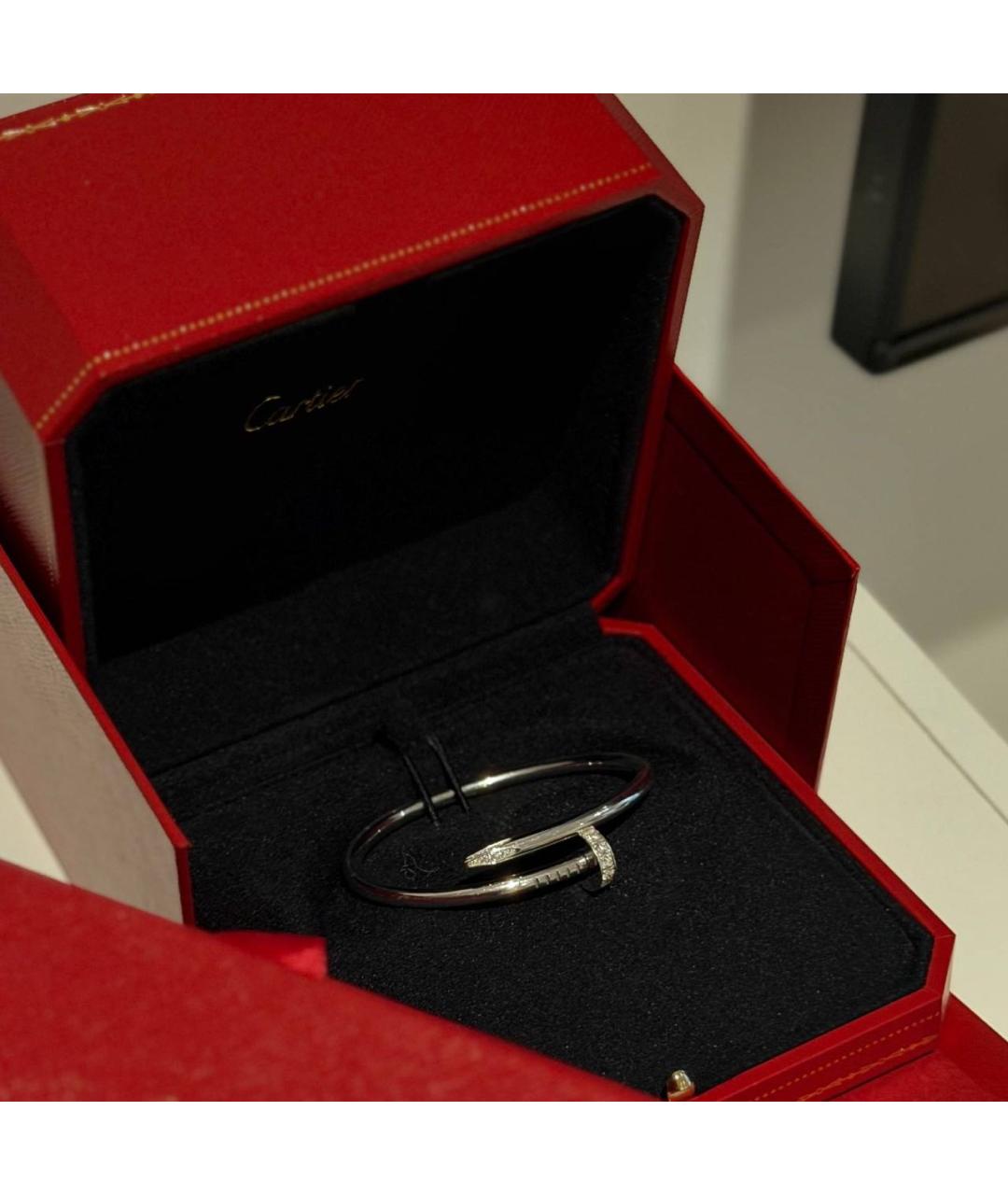 CARTIER Серебряный браслет из белого золота, фото 2