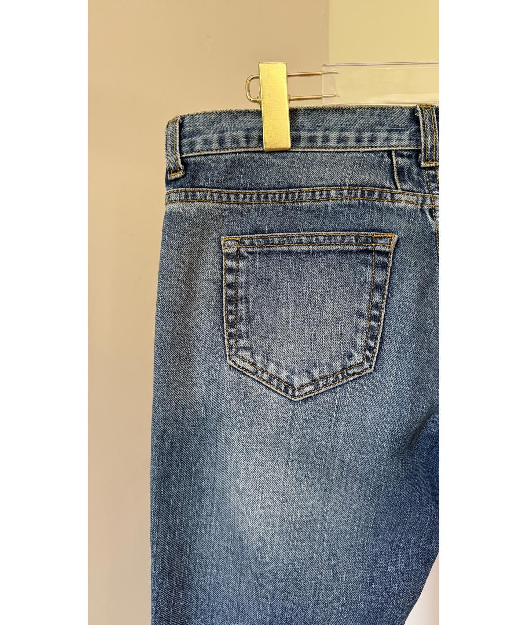 SAINT LAURENT Голубые джинсы слим, фото 3