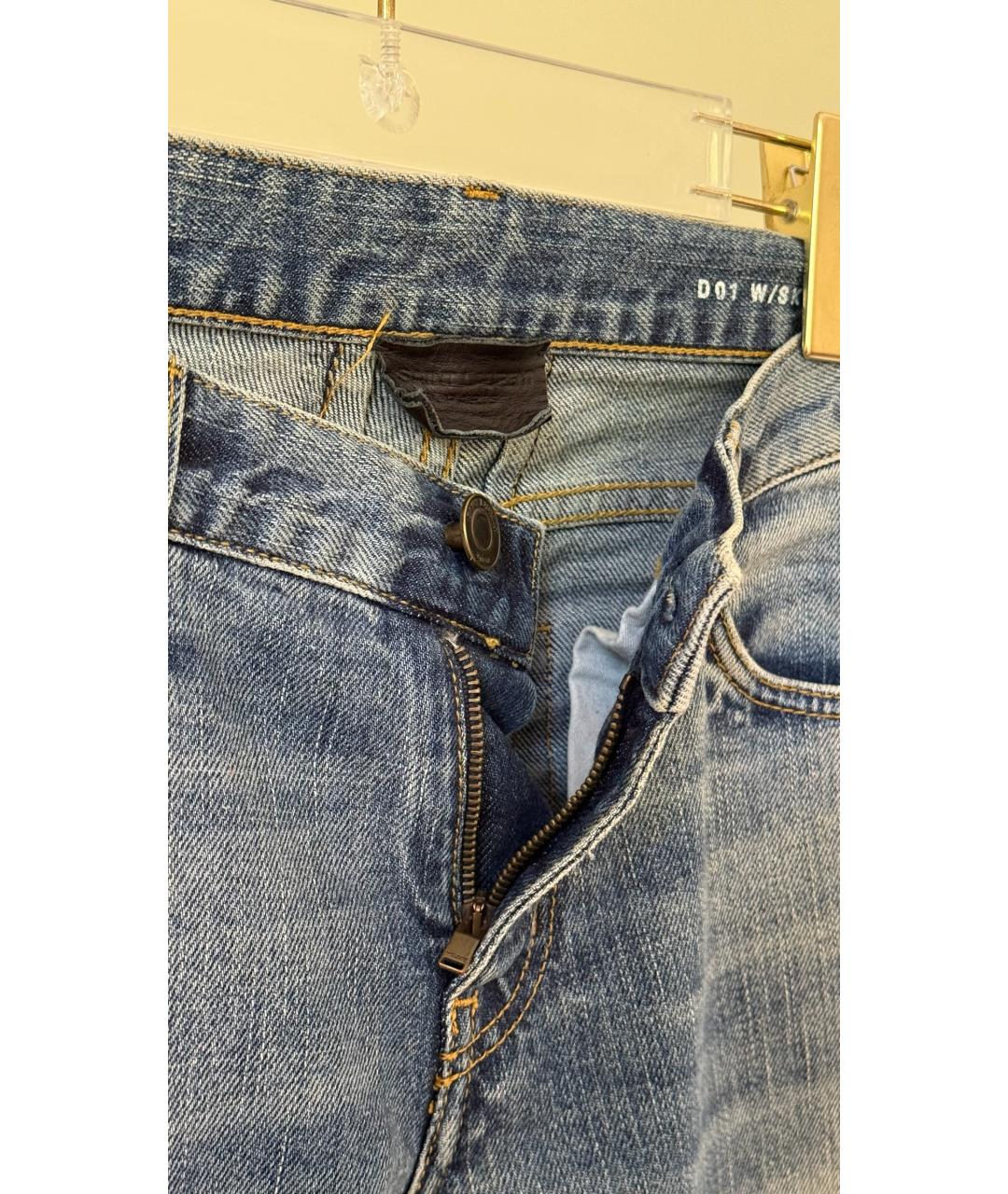 SAINT LAURENT Голубые джинсы слим, фото 6