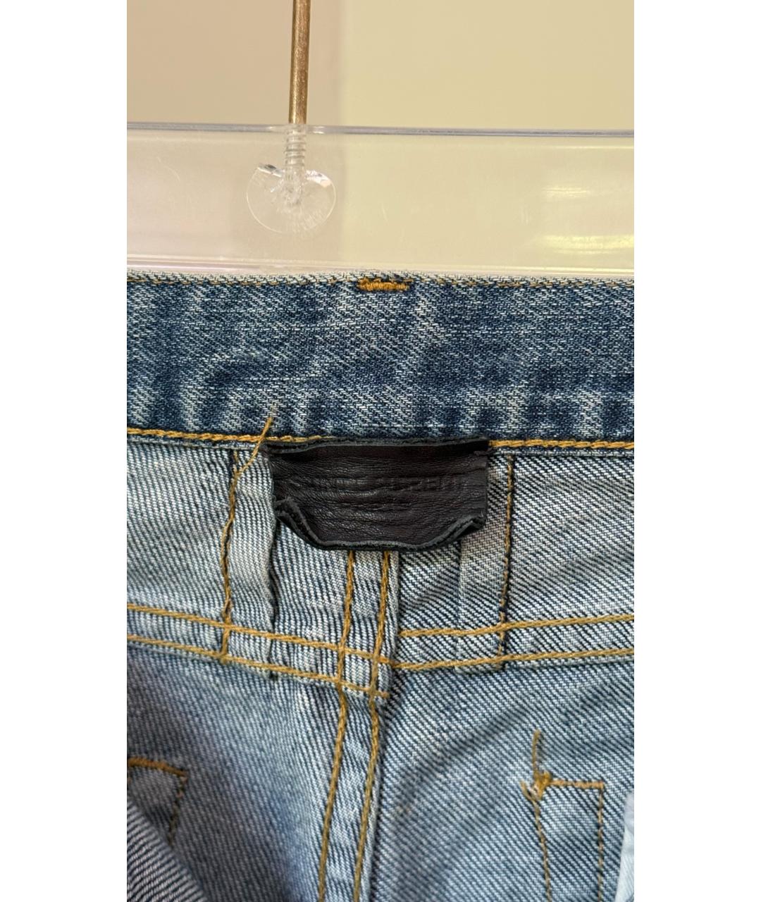 SAINT LAURENT Голубые джинсы слим, фото 7
