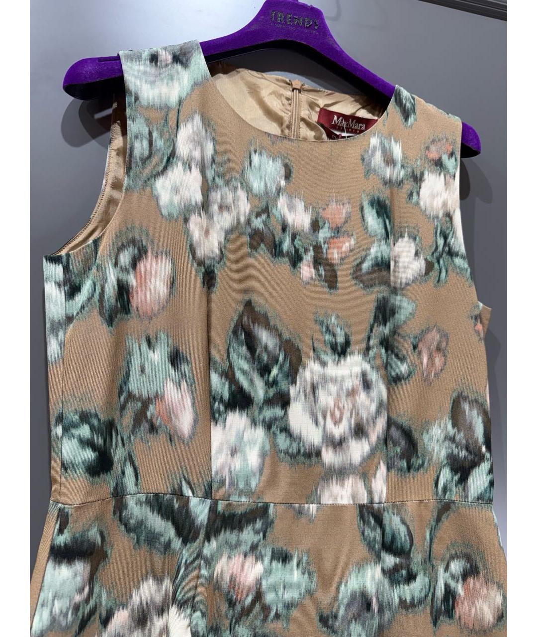 'S MAX MARA Мульти хлопковое повседневное платье, фото 3