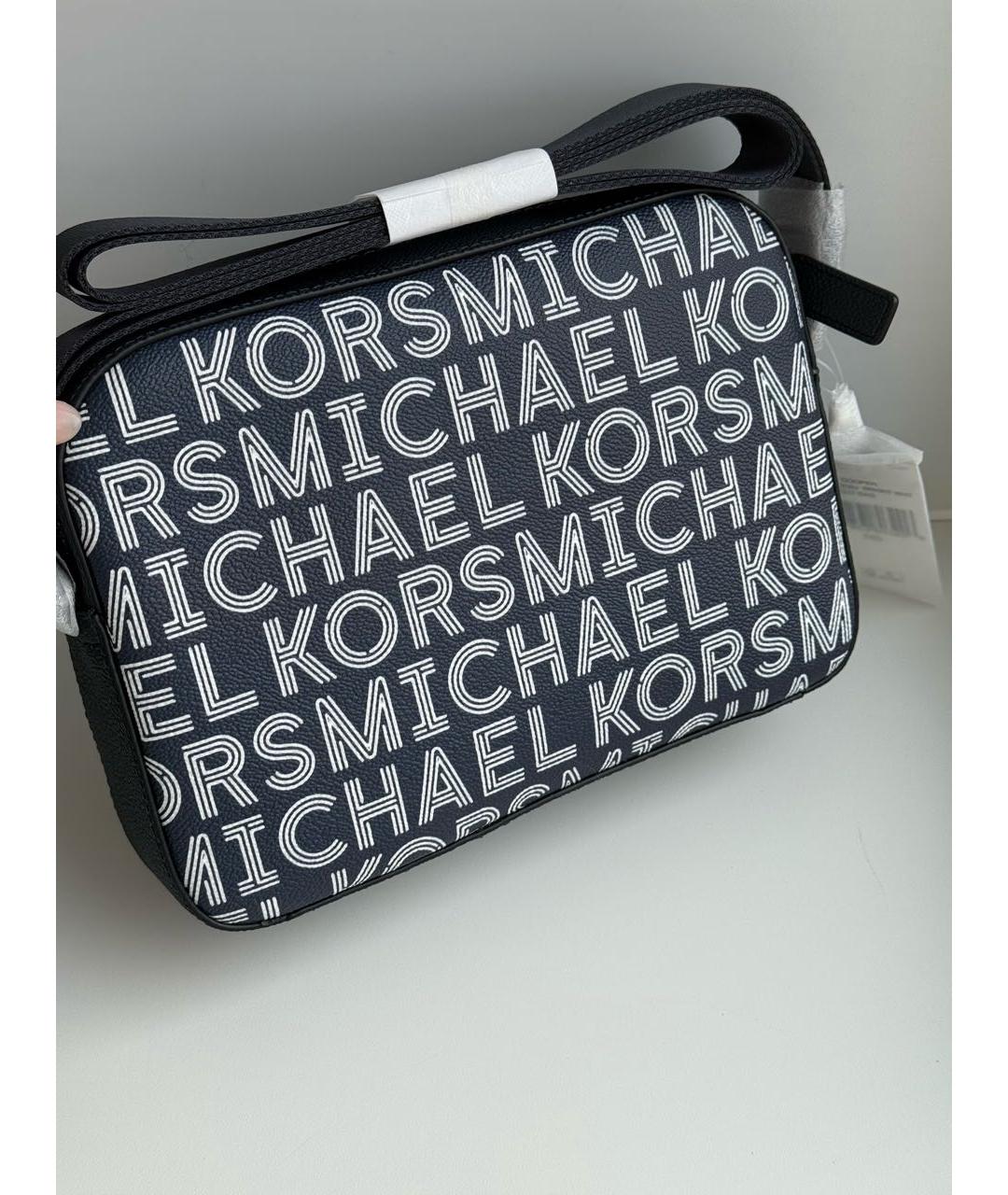 MICHAEL KORS Темно-синяя сумка на плечо, фото 3