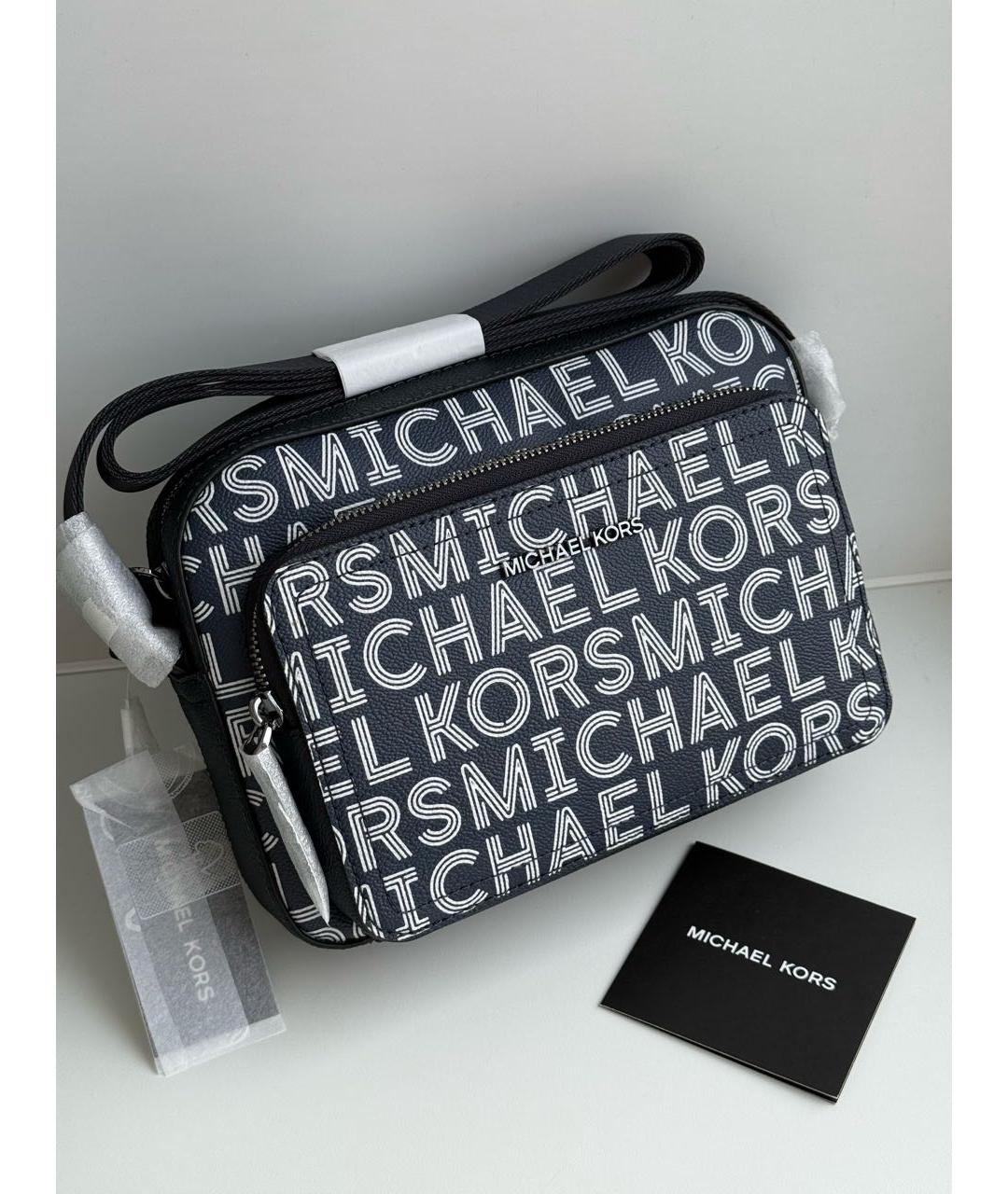 MICHAEL KORS Темно-синяя сумка на плечо, фото 2