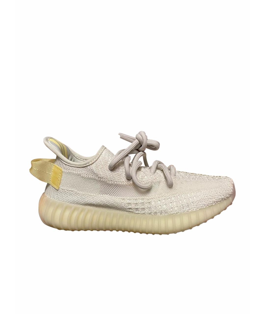 ADIDAS Бежевые текстильные низкие кроссовки / кеды, фото 1