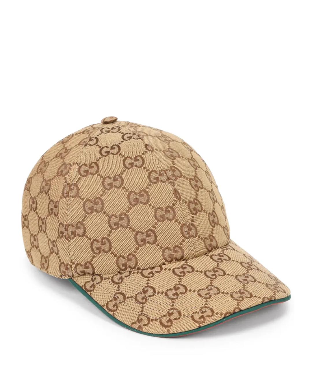 GUCCI Бежевая кепка, фото 1