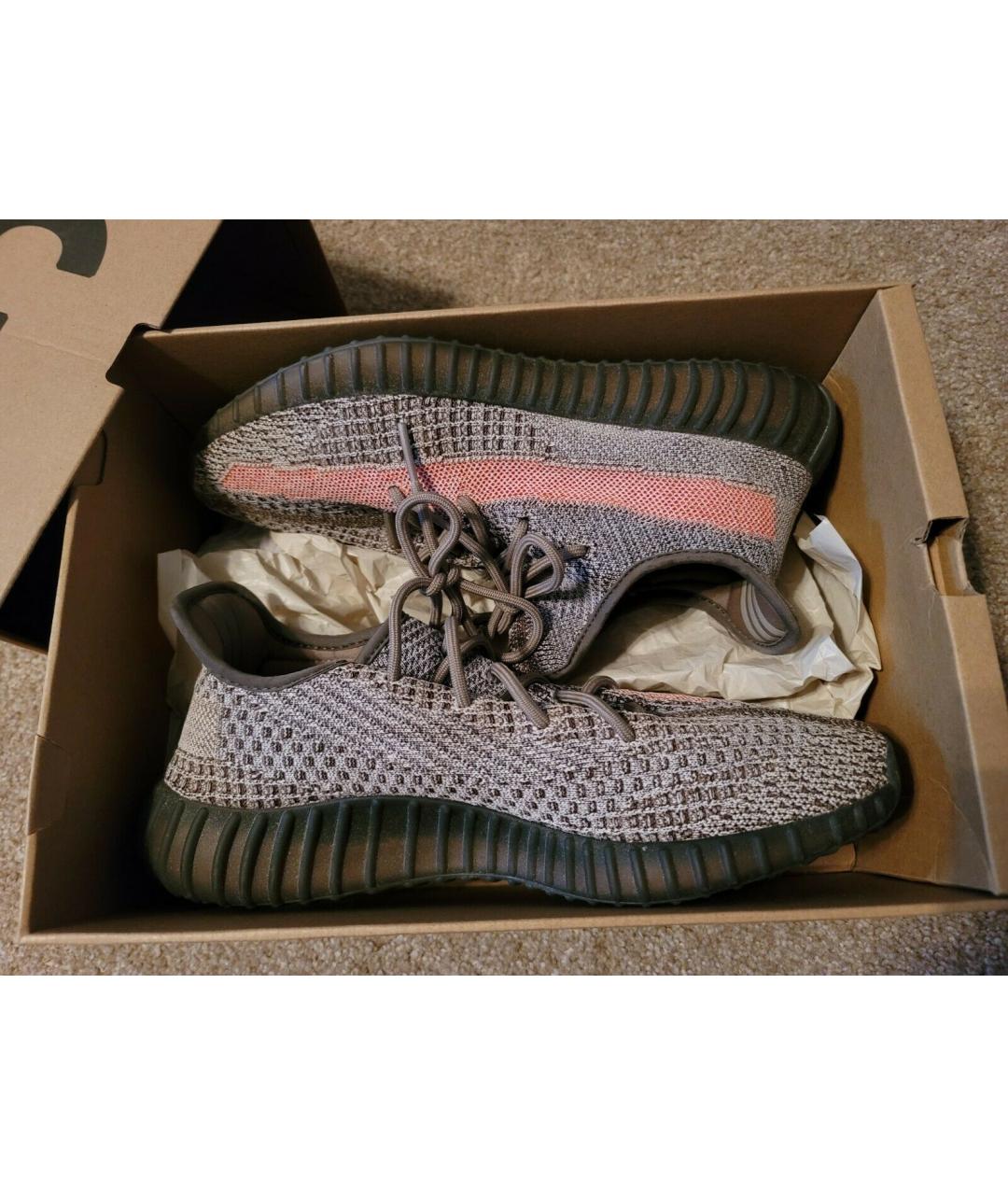ADIDAS Серые текстильные низкие кроссовки / кеды, фото 4
