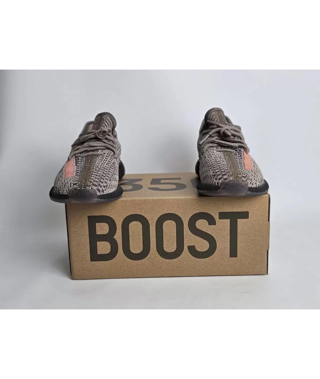 ADIDAS Серые текстильные низкие кроссовки / кеды, фото 2